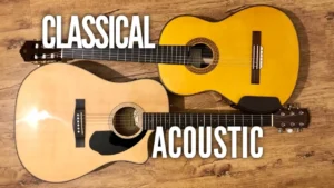 So sánh guitar classic và acoustic