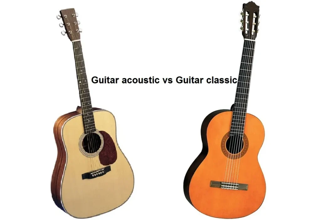 Đàn guitar classic và guitar acoustic là hai loại đàn guitar phổ biến, có nhiều điểm khác biệt về âm thanh, cấu tạo và cách chơi. Guitar classic thường có âm thanh ấm áp, du dương, phù hợp với nhạc cổ điển, flamenco và fingerstyle, trong khi guitar acoustic có âm thanh sáng, vang, phù hợp với nhiều thể loại nhạc như pop, rock, folk, blues.