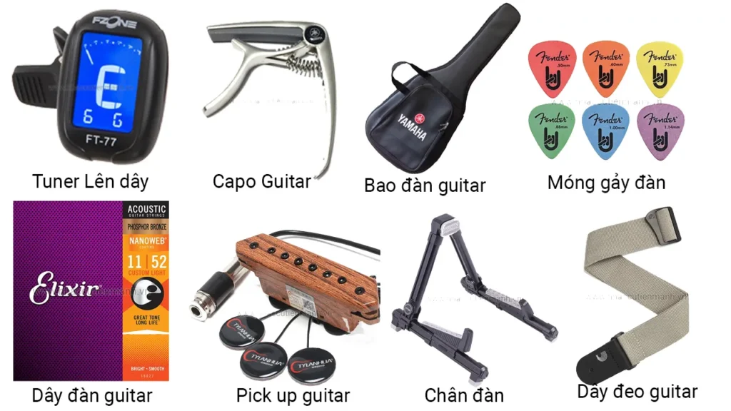 Top phụ kiện guitar cần có cho người mới học