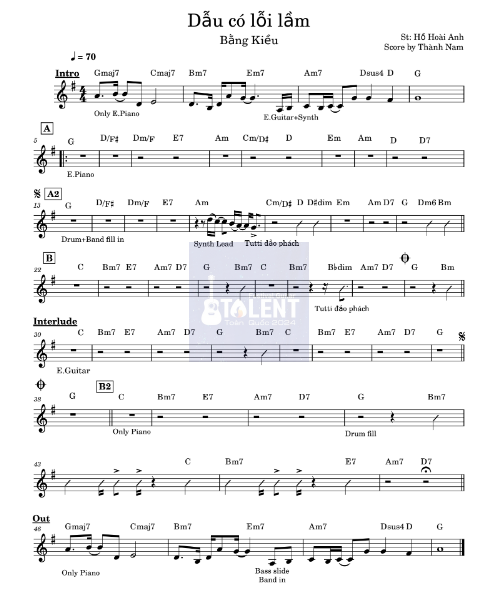 Tải FREE Dẫu Có Lỗi Lầm sheet nhạc Piano PDF