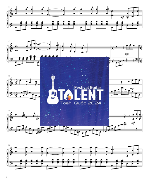 Tải FREE Diễm Xưa sheet nhạc Piano PDF