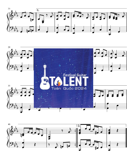 Tải FREE Điệp Khúc Mùa Xuân sheet nhạc Piano PDF