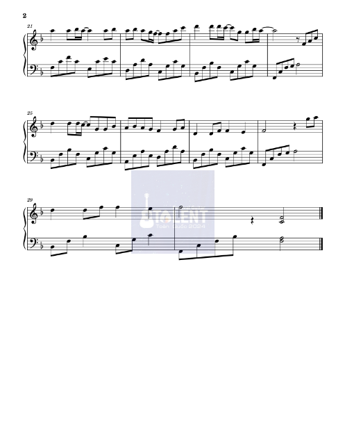 Tải FREE Đồng Thoại sheet nhạc Piano PDF