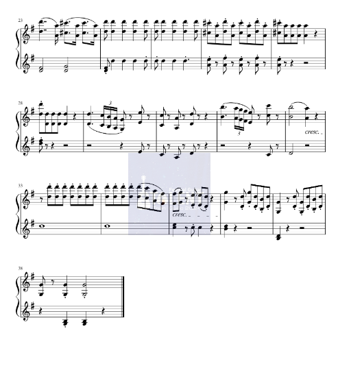 Tải FREE Eine Kleine Nachtmusik sheet nhạc Piano PDF