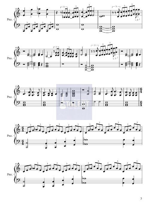 Tải FREE Fiction sheet nhạc Piano PDF
