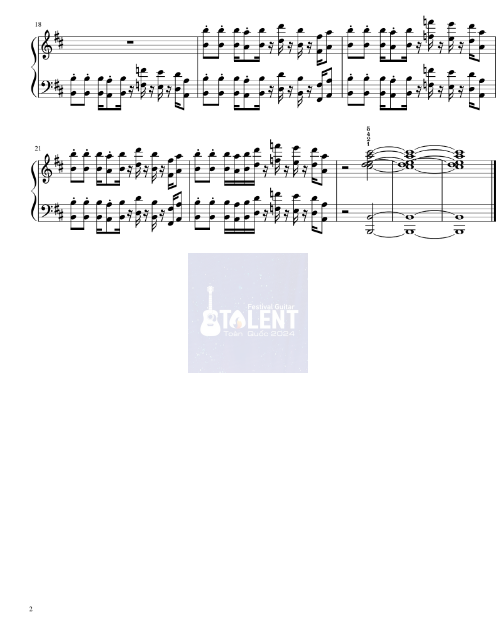 Tải FREE Giorno's Piano Theme sheet nhạc Piano PDF