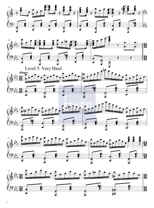 Tải FREE Happy Birhtday (INSANE) sheet nhạc Piano PDF