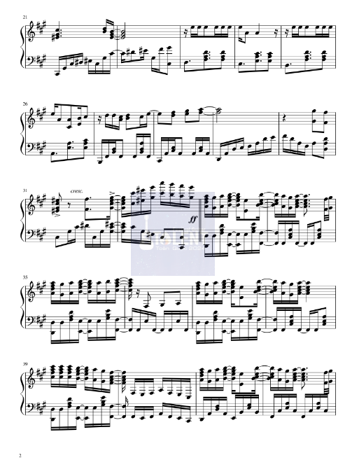 Tải FREE Hikaru Nara sheet nhạc Piano PDF