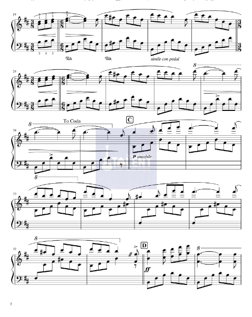 Tải FREE Jardin Secret sheet nhạc Piano PDF