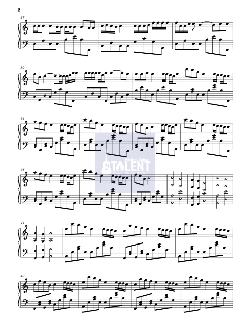 Tải FREE Không Bằng sheet nhạc Piano PDF