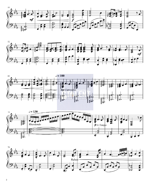 Tải FREE Le Festin sheet nhạc Piano PDF