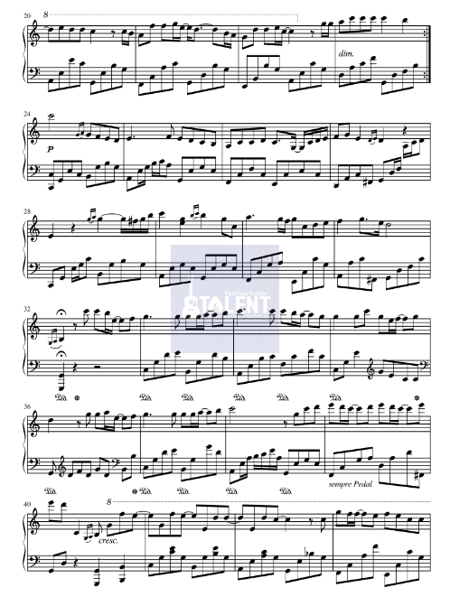 Tải FREE Love Paradise sheet nhạc Piano PDF