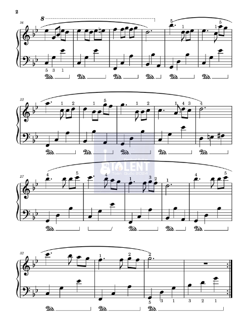 Tải FREE Mariage D'Amour sheet nhạc Piano PDF