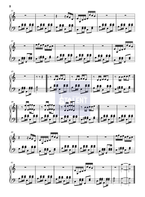 Tải FREE Melodia dla Zuz sheet nhạc Piano PDF