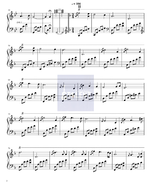 Tải FREE Melody Of The Night sheet nhạc Piano PDF