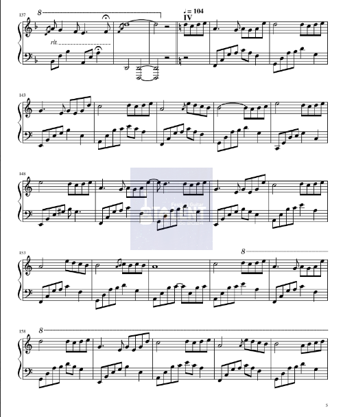 Tải FREE Melody Of The Night sheet nhạc Piano PDF
