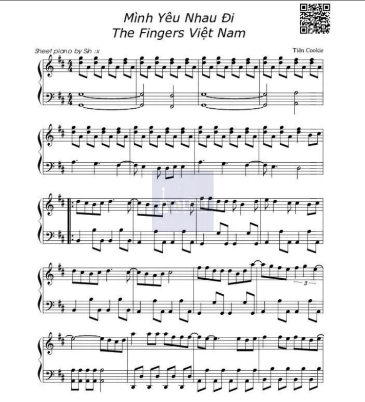 Tải FREE Mình Yêu Nhau Đi sheet nhạc Piano PDF