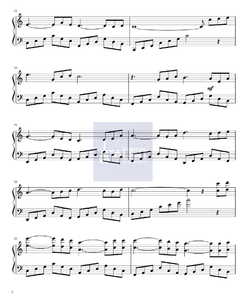 Tải FREE Mưa Hồng sheet nhạc Piano PDF