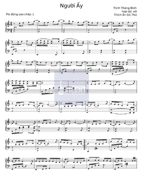 Tải FREE Người Ấy sheet nhạc Piano PDF