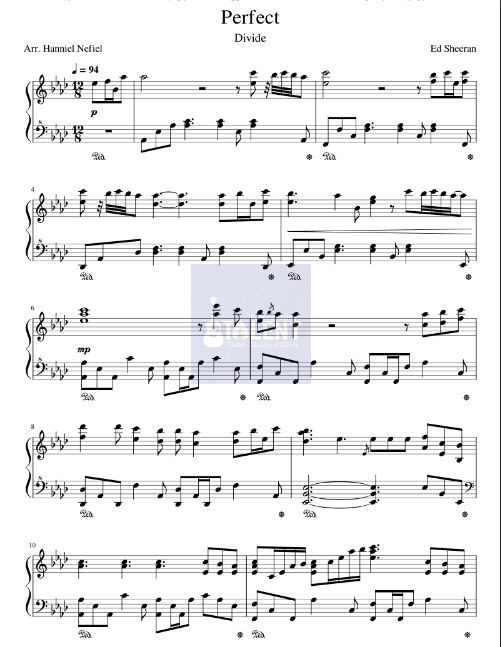 Tải FREE Perfect sheet nhạc Piano PDF