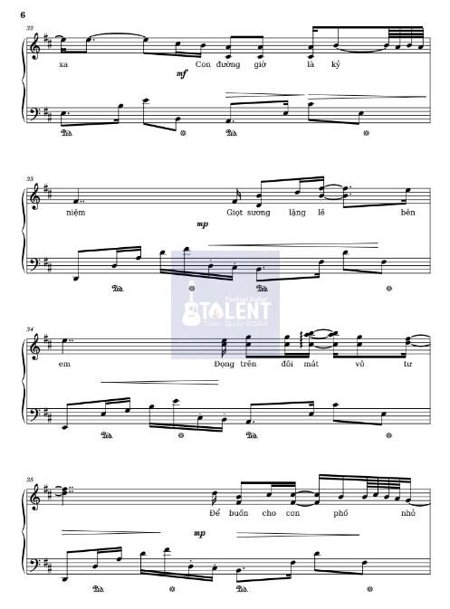 Tải FREE Phố Xa sheet nhạc Piano PDF 9 Tải FREE Phố Xa sheet nhạc Piano PDF