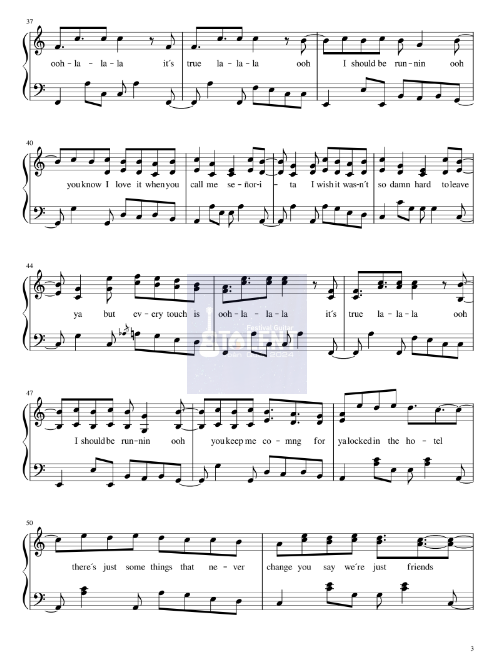 Tải FREE Senorita sheet nhạc Piano PDF