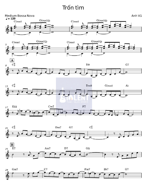Tải FREE Trốn Tìm sheet nhạc Piano PDF