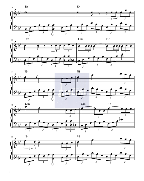 Tải FREE Vết Mưa sheet nhạc Piano PDF