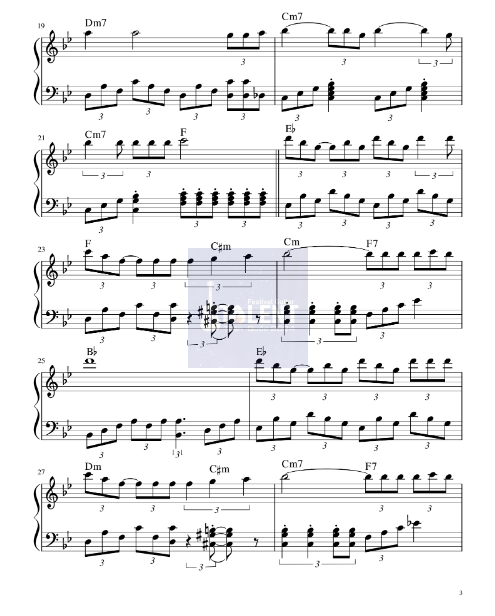 Tải FREE Vết Mưa sheet nhạc Piano PDF