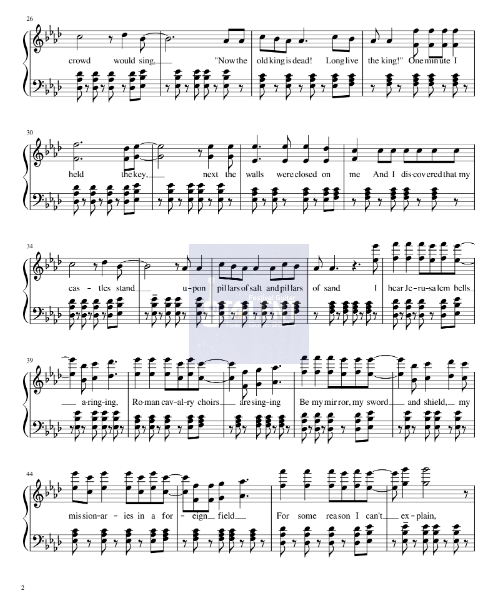 Tải FREE Viva La Vida sheet nhạc Piano PDF