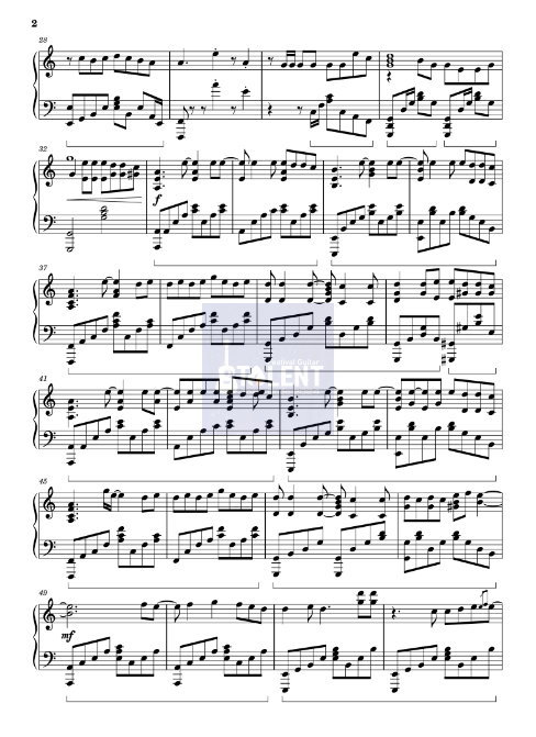 Tải FREE Waiting For You sheet nhạc Piano PDF