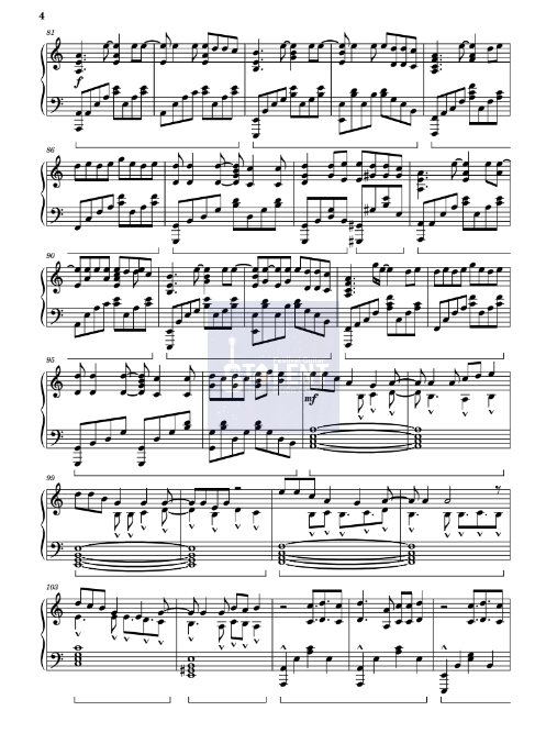 Tải FREE Waiting For You sheet nhạc Piano PDF