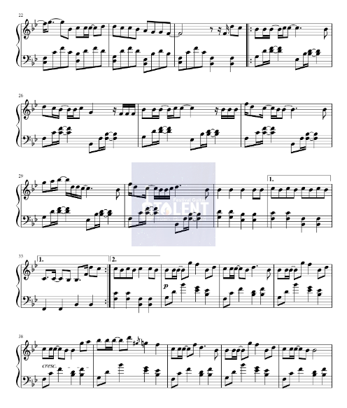 Tải FREE Way Back Home sheet nhạc Piano PDF