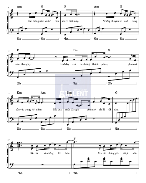 Tải FREE sheet nhạc Piano 3107 - 3 PDF 5 Tải FREE sheet nhạc 3107 - 3 PDF - Sheet Piano Hùng Music