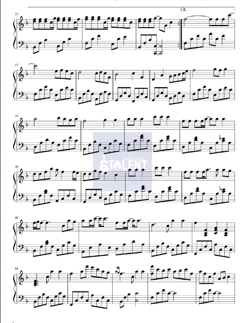 Tải FREE sheet nhạc Piano A Little Love PDF 5 Tải FREE sheet nhạc A Little Love PDF