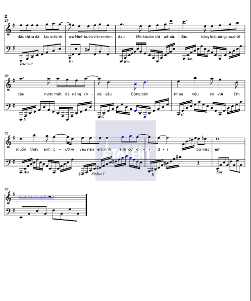 Tải FREE sheet nhạc Piano Anh Cứ Đi Đi PDF 5 Tải FREE sheet nhạc Anh Cứ Đi Đi - Hari Won PDF