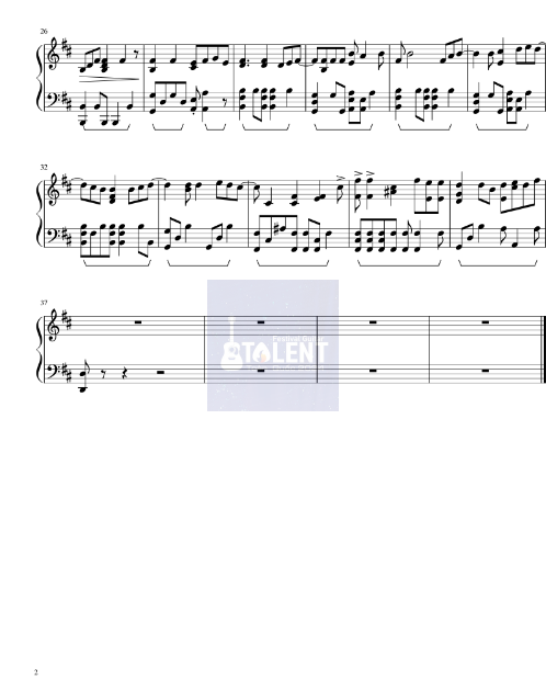 Tải FREE sheet nhạc Because I'm Stupid - SS501 PDF