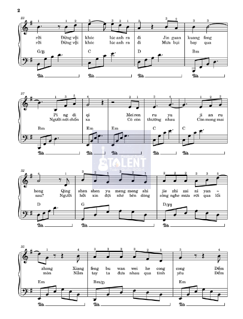 Tải FREE sheet nhạc Piano Biệt Khúc Chờ Nhau PDF 5 Tải FREE sheet nhạc Biệt Khúc Chờ Nhau - Lê Quang PDF