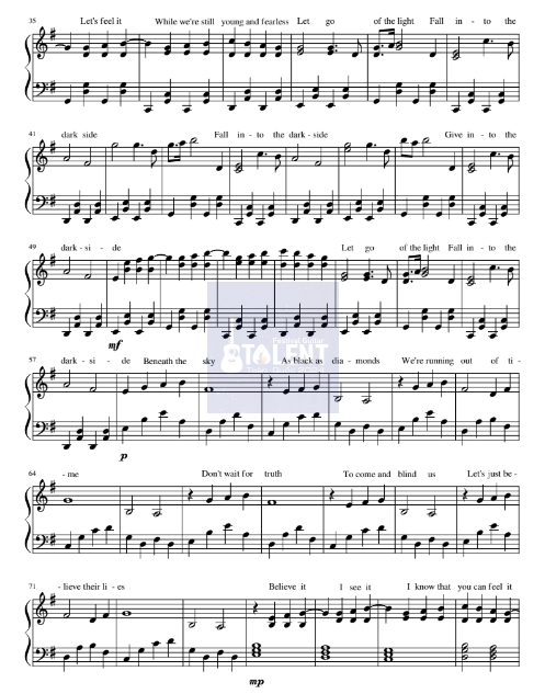 Tải FREE sheet nhạc Piano Darkside PDF 5 Tải FREE sheet nhạc Darkside - Alan Walker PDF