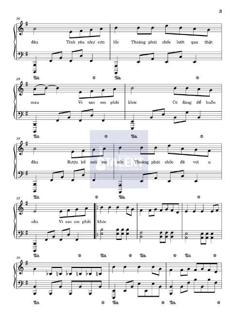 Tải FREE sheet nhạc Piano Bên Trên Tầng Lầu PDF