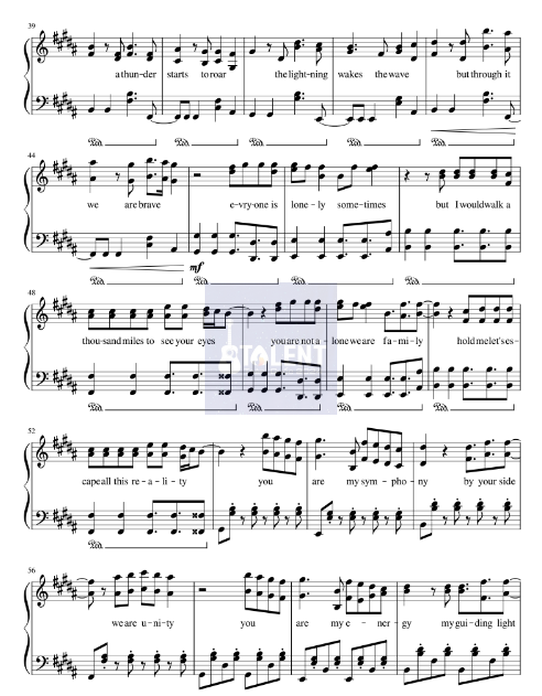 Tải FREE sheet nhạc Piano Unity PDF