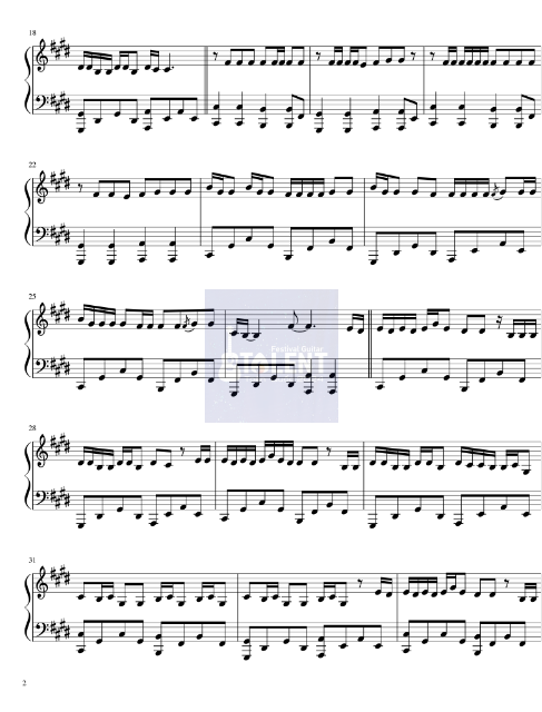 Tải FREE Let Me Down Slowly sheet nhạc Piano PDF