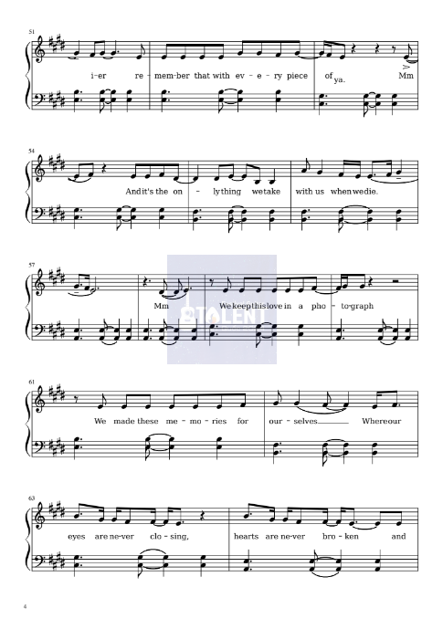 Tải FREE Photogragh sheet nhạc Piano PDF