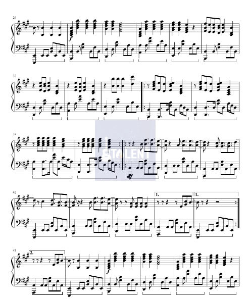 Tải FREE Radioactive sheet nhạc Piano PDF
