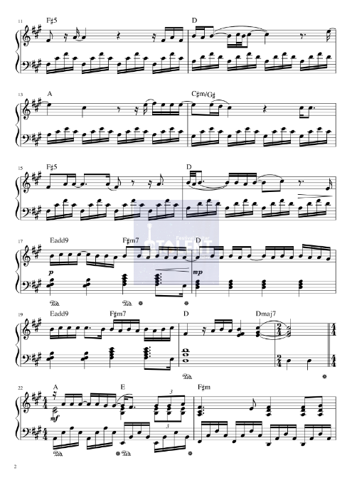 Tải FREE Someone Like You sheet nhạc Piano PDF