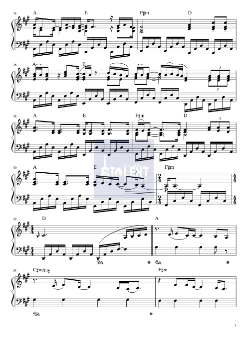 Tải FREE Someone Like You sheet nhạc Piano PDF